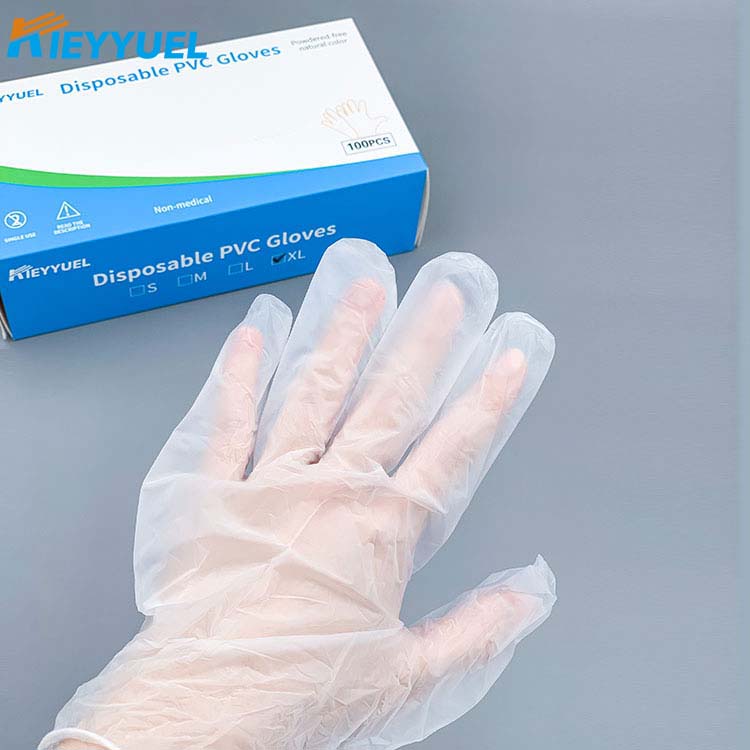 ស្រោមដៃ PVC ដែលអាចបោះចោលបាន