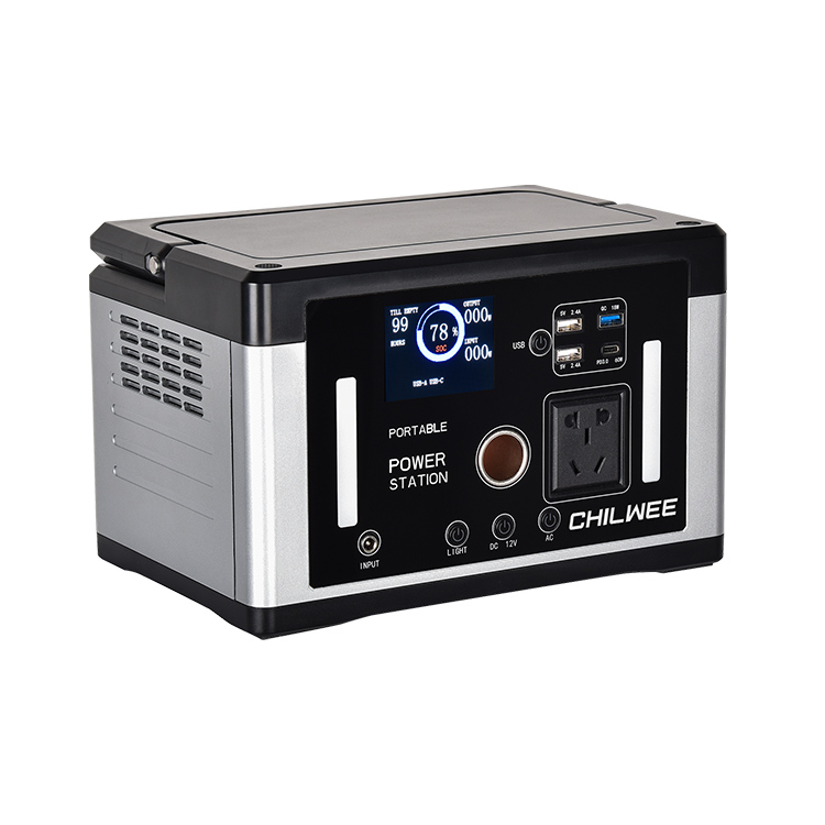 700W Smart Solar Generator សម្រាប់ការបញ្ចូលភ្លើងបំភ្លឺពេលអាសន្ន